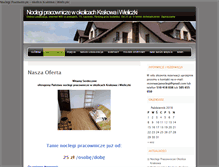 Tablet Screenshot of pracownicze.noclegi-okolice-krakowa.pl
