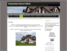 Tablet Screenshot of noclegi-okolice-krakowa.pl